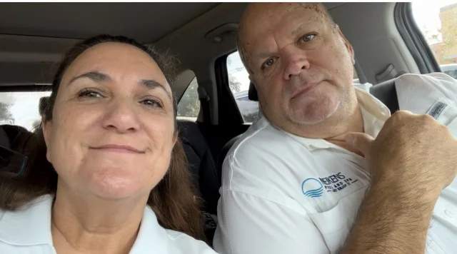 Portrait of Erik and Ada Neikens, owners of Neikens Pool & Spa
